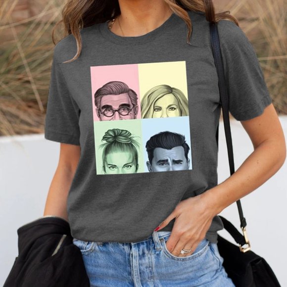 jaycieonposh Tops - Schitts Creek Colorful Cast Graphic Tee
